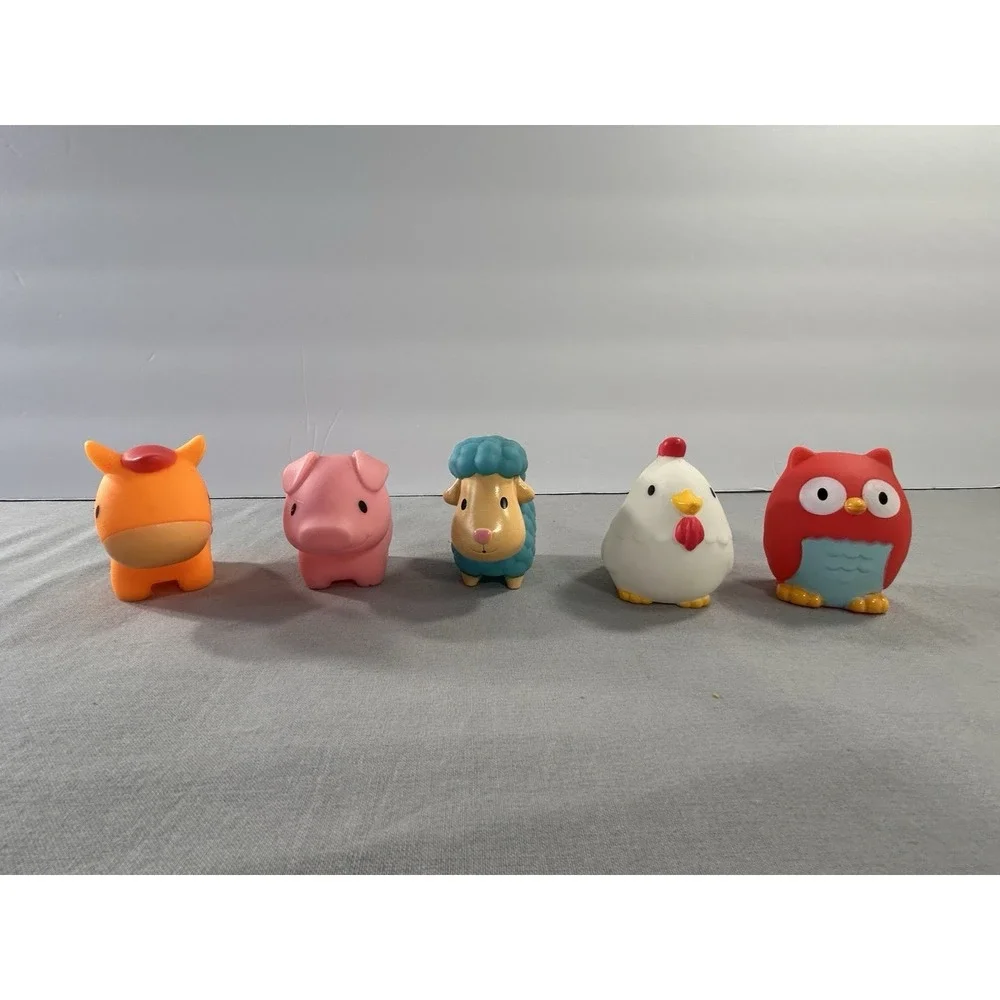 Munchkin Farm Animals Squirt Bath Toys Lot Of 5 Play water pool